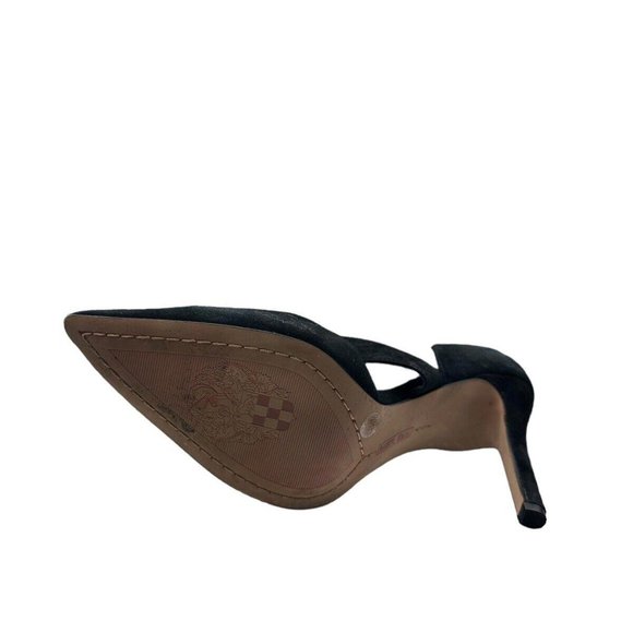 Vince Camino Black Suede D'Orsay Pumps High Heels Size 6 M - Picture 7 of 8